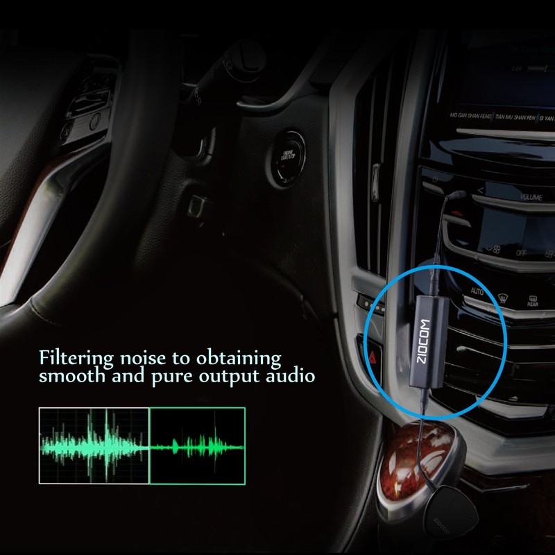 ZIOCOM Ground Loop Noise Isolator, Noise Filter, Eliminate the Buzzing
