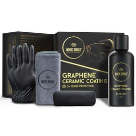 Magic Shield Graphene Coating for Cars │ Self-Healing, 5+ Years Durability │ Advanced SiO2 Ceramic Protection - High Gloss, Anti-Scratch - Perfect for Cars, Motorcycles, Marine, and RVs