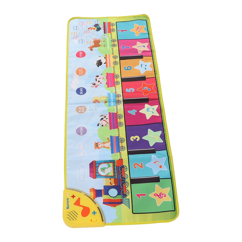 Kids Piano Mat Foldable Improve Coordination Prevent Slip Musical Piano