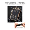Homaupt for GMC Key Fob Cover with PU Leather Keychain,