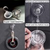 lankai Pack of 6 Suction Cup Hooks, Suction Cup Hooks,