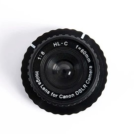 Holga Glass Lens 60 mm f/8, Manual Focus Lens for Canon EOS DSLR Camera