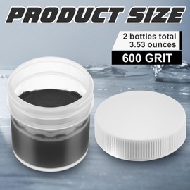 Swiffen 2 Jar Total 3.53 oz 600 Grit Bore Lapping Compound Valve Compound with a Pair Gloves Abrasive Paste for Bore Lapping, Firearms, Gunsmithing