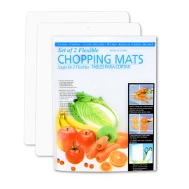 Kitchen Cutting Board | Flexible Chopping Mats | Food Safety | Hanging Hole for Easy Drying |12x15” Size | Set of 20