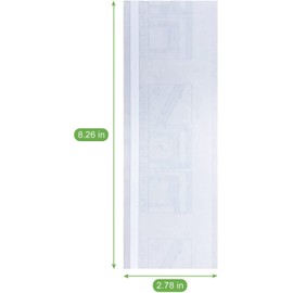 LFSYS 100 Pack Window Fly Traps, Fruit Fly Traps for Indoors, Fly Paper Sticky Strips, Fly Traps for Indoors Bug Catcher Clear