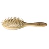 Wood anti-static hair brushes natural.