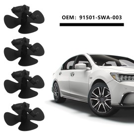 VGOL 30x Hood Insulation Retainer Clips 91501-SWA-003 Compatible with Honda Accord Civid Compatible with Acura