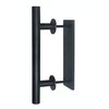 Delaney Hardware BD0804 Black Barn Door Handle Set, Black Barn