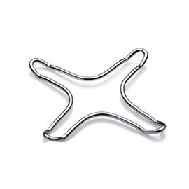 Tredoni - Reductor de 2 hornillas de gas para cafeteras y ollas pequeñas, 9,5 x 9,5 cm (diagonal - 5 pulgadas/12,5 cm)