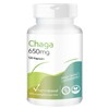 Chaga in polvere 650mg - 120 capsule, fungo, vegano | Vitamintrend®