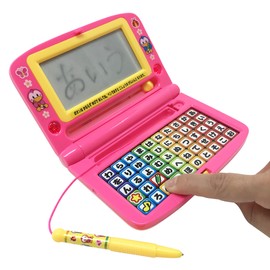 Fun Athon de No, Press the Button to Make a Voice Sound, Lights Lights Up Writing, Write and Hearing Children, Toy (Pink)