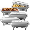 EVGTTI 9QT 5 Pack Chafing Dishes for Buffet, Buffet Servers