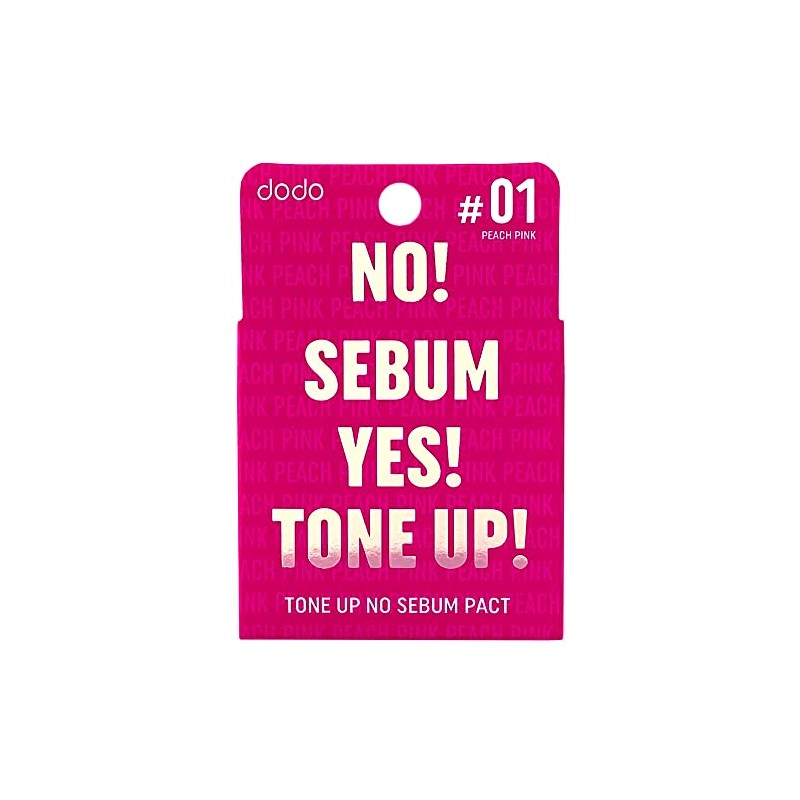 Dodo Tone Up Nosebam Pact 01 Peach Pink (1 piece)