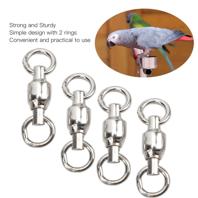 Honio Bird Leg Rings, Bird Leg Training Activity Rings, 10