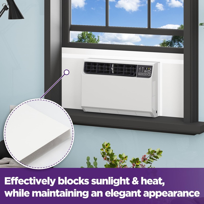 Mxclimate Window AC Insulated Foam Panels with Aluminum Foil Heat