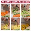 JAYVAR Large Crinkle Cutter French Fry Cutter, Large Crinkle Potato