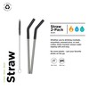 Klean Kanteen Straw 2 Pack - 8mm - Black
