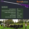 RANCH CHOICE Purple Rechargeable Livestock Prod Waterproof Cattle prod with