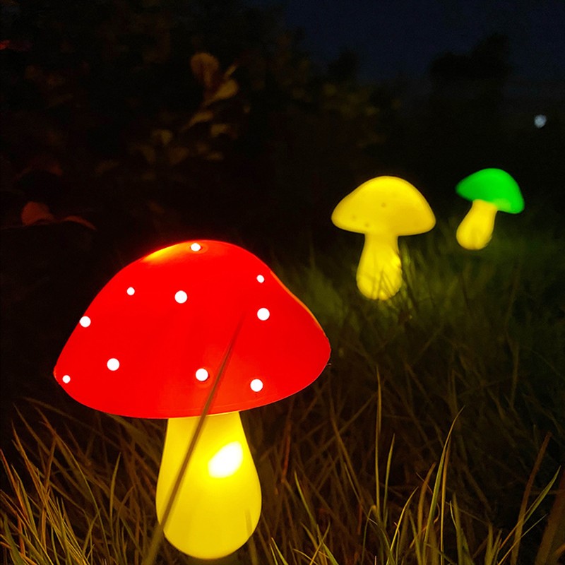 Solar Mushroom String Light Outdoor Garden Decoration Lights LED Mushroom