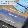4 Pack - Large Microfiber Tube Mop 400GSM - Heavy