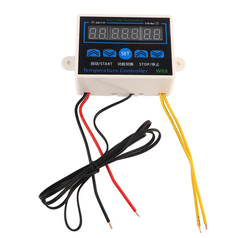 High Temperature Controller 3‑Display Multifunctional Control Switch W88 ‑19~99℃