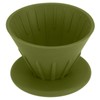Coffee Dripper, Reusable Silicon Resin Coffee Filter Collapsible Cone Filter