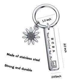 De&ai Behavior Therapy Jewelry For Women Men Case Managers Gift Behavior Analyst Thank You Gift Behavior Analyst Appreciation Keychain Bcba Gift Aba Jewelry Behavior Therapist Gift