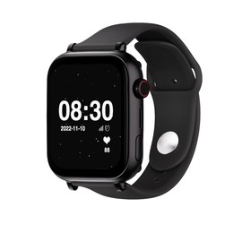 Save Family SaveWatch Plus 4G Smart Watch for Kids, Call, Video, Face ID, Adjustable Bands, UltraSlim, Wallpapers, Music, Bluetooth, App Store, Black Is Black, Modern