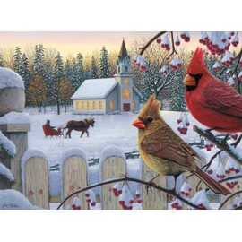Buffalo Games - Kim Norlien - White Crimson Morning - 1000 Piece Jigsaw Puzzle for Adults Challenging Puzzle Perfect for Game Nights - Finished Size is 26.75 x 19.75