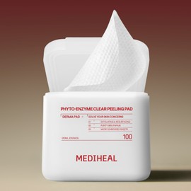 Mediheal Derma Toner Pad Phyto Enzyme, 100 sheets, 1 unit / 메디힐 더마 토너 패드 피토엔자임, 본품 100매, 1개