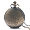 CokinkiDs Men's Pocket Watch Vintage Bronze Cartoon Steampunk Pocket Watch,