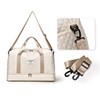 Lightweight Large Capacity Duffle Bag, Stylish Argyle Design, Perfect Carry