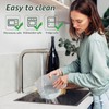4 Pcs Plastic Mixing Bowl Set, Reusable Plastic Nesting Mixing