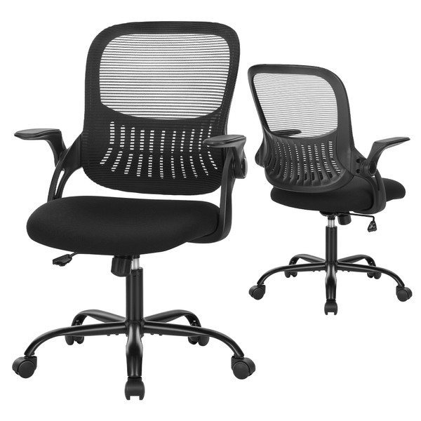 Ergonomic Office Desk Chair, Adjustable Mesh Computer Chair with Lumbar
