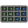 Feldherr MINI PLUS Case for 44 Blood Bowl miniatures -