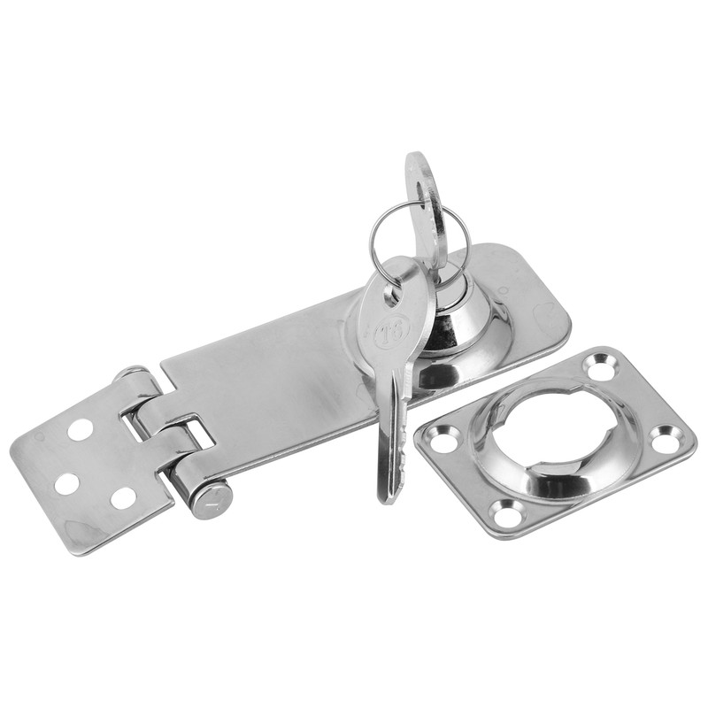 Keyed Hasp Locks Stainless Steel Locking Hasp Latch for Boat