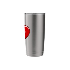 Hand Drawn Heart Ember - First Name Hearts I Love Ember Stainless Steel Insulated Tumbler