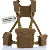 Unbranded Binocular Harness Chest Pack: Hunting Bino Harness with Rangefinder