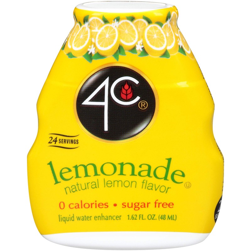 4C Sugar Free Liquid Water Enhancer, Premium Natural Flavors, 0