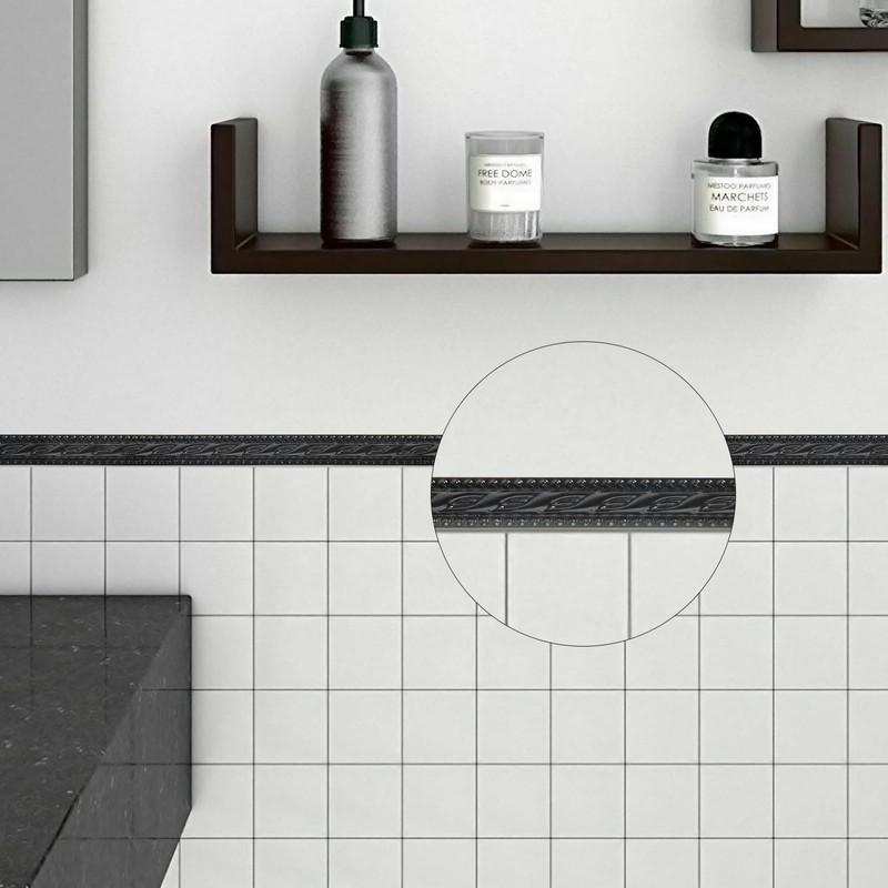 Flexible Molding Trim for Wall, Mirror, Cabinet Edge Moulding 1"