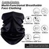 6 Pieces Summer Face Cover UV Protection Neck Gaiter Scarf