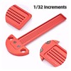 Woodworking Scriber T Square Ruler Hole Positioning Scribing Tool Marking