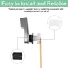 sourcing map Toilet Handle Replacement Kit, Universal Front Mount Toilet