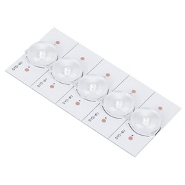 20 pieces SMD lamp beads, 6 V white light colour, general, use SMD lamp beads with fibreglass plate and optical lens filter for repairing LED TVs