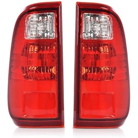 G-PLUS Tail Lights Compatible with Ford F250 F350 F450 F550 Super Duty 2008-2016,Rear Lamps BC3Z13404A,FO2800208 Red Lens Left & Right Luces Traseras, Faros Traseros