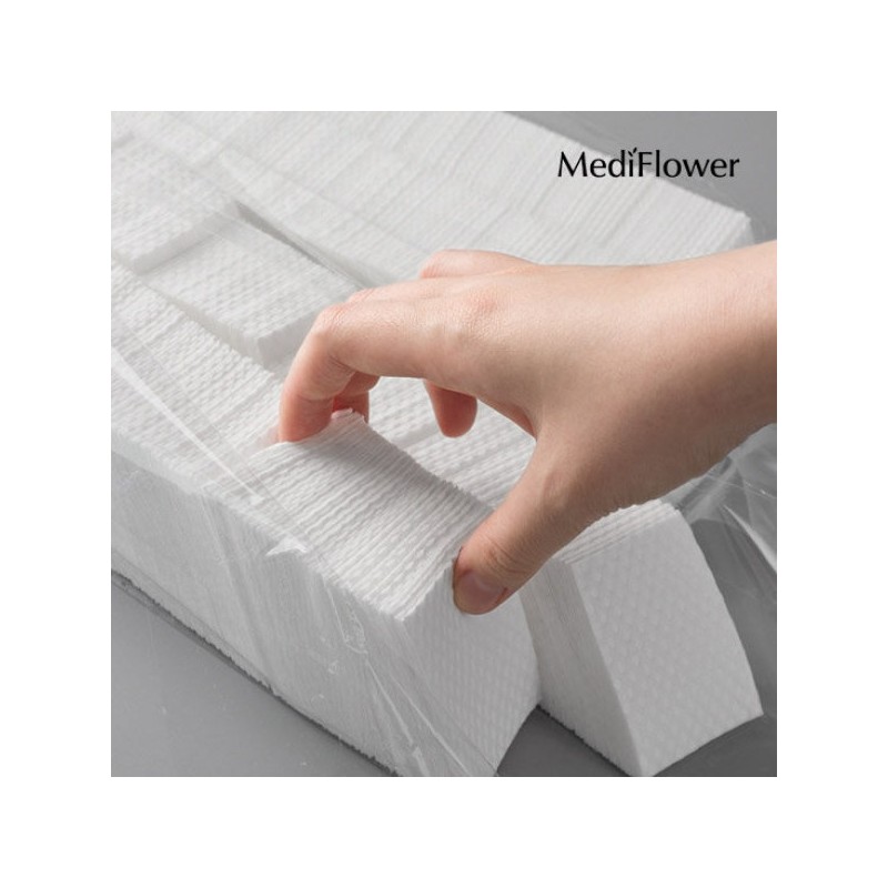 Mediflower 메디플라워 대용량 클린 코튼 엠보싱 화장솜 메가팩 1000매x3 Mediflower