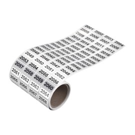 MECCANIXITY 2001 to 3000 Consecutive Number Stickers Inventory Label Black Numbers for Office Warehouse Numbering Classification