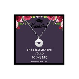 Your Always Charm Bow Necklace for Women Silver Rhinestone Choker Necklace