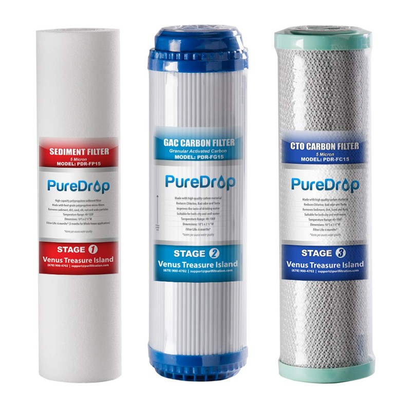 PureDrop 10 In. x 2.5 In. Standard Reverse Osmosis Replacement