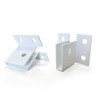 “U” Brackets, 2-Pack, for Sign Substrate Mounting, .25” / ¼”